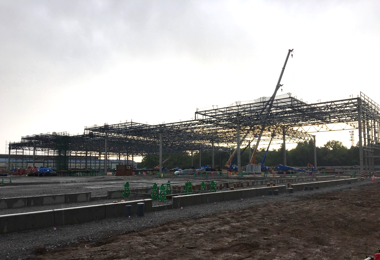 鉄骨建方工事・鍛冶工事